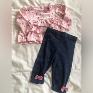 Laura Ashley 3-6m pink outfit